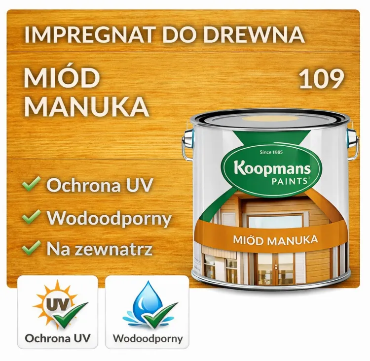miód manuka  kolor orientacyjny