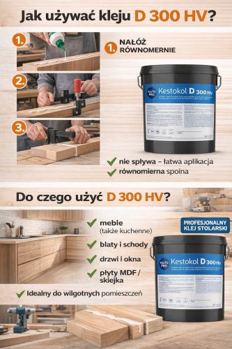 jak uzywać kleju D 300HV